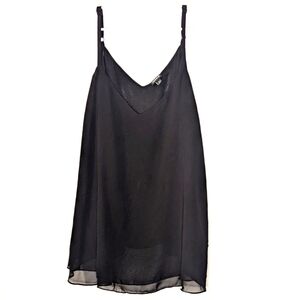 Torrid size 3 chiffon 2 layer adjustable tank